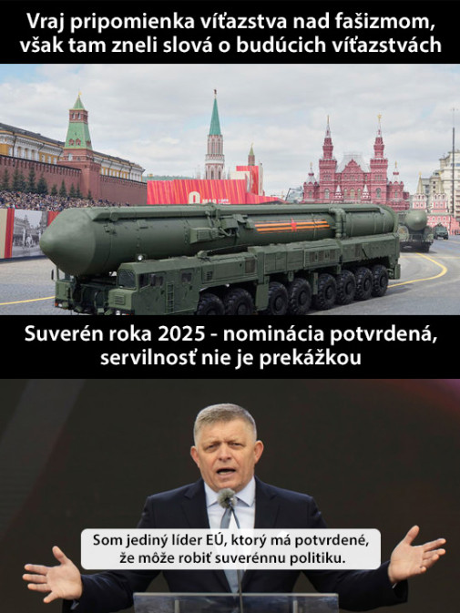 Dobre platený komparzista alias suverén